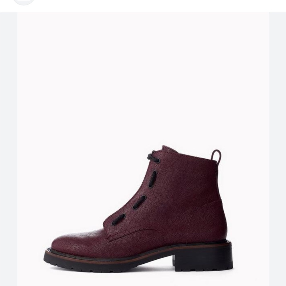 rag & bone Deep Red Combat Boots